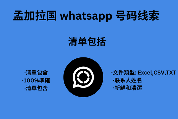 孟加拉国 whatsapp 号码线索